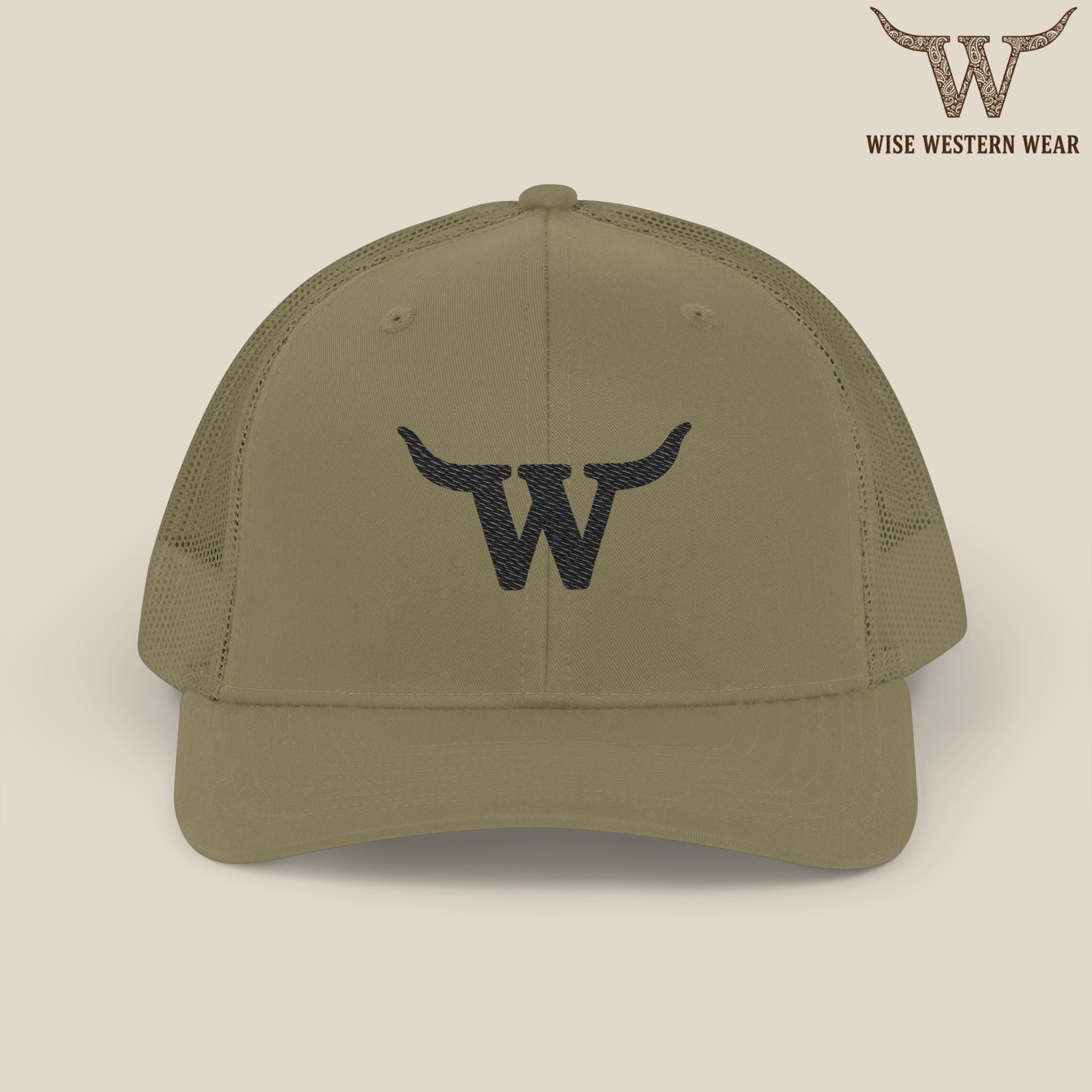 Classic Black Logo Trucker Hat