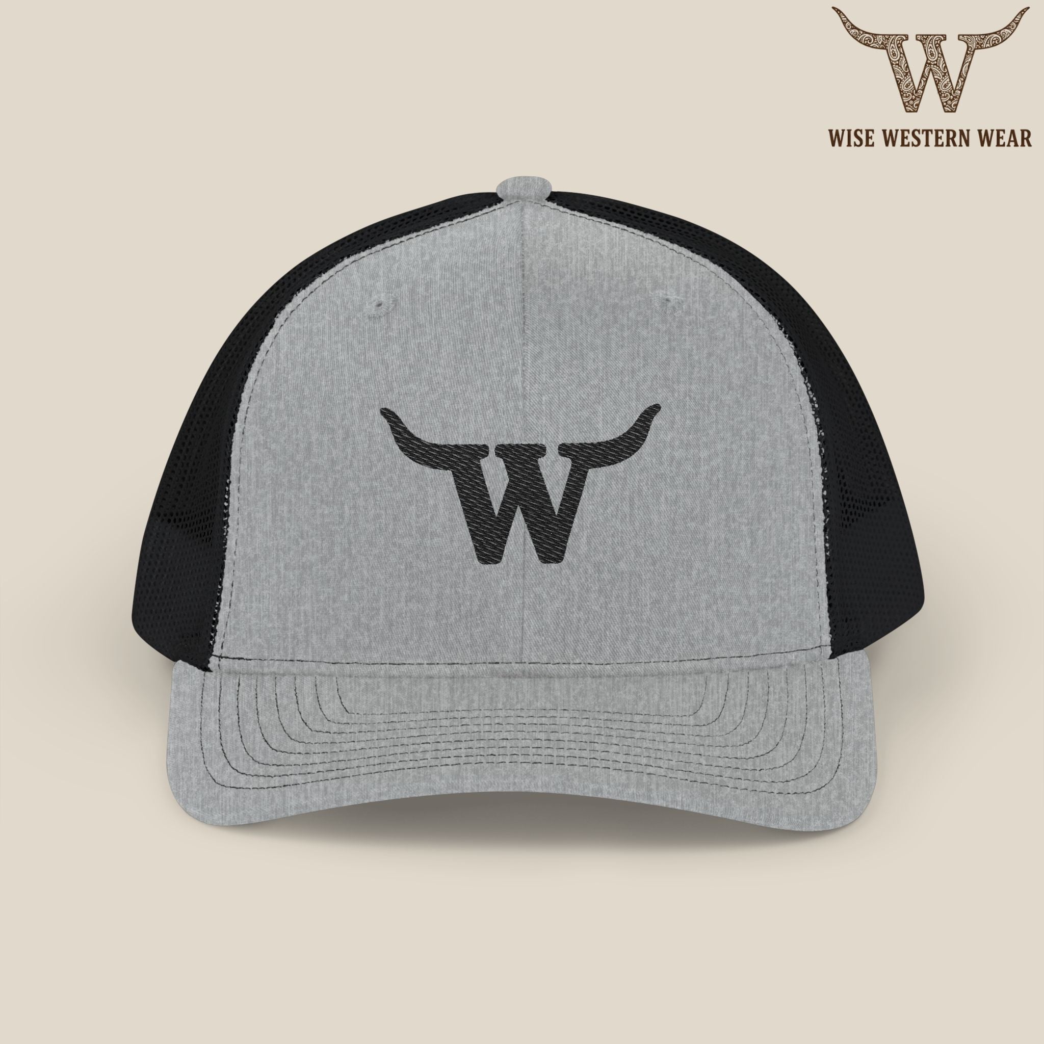 Classic Black Logo Trucker Hat