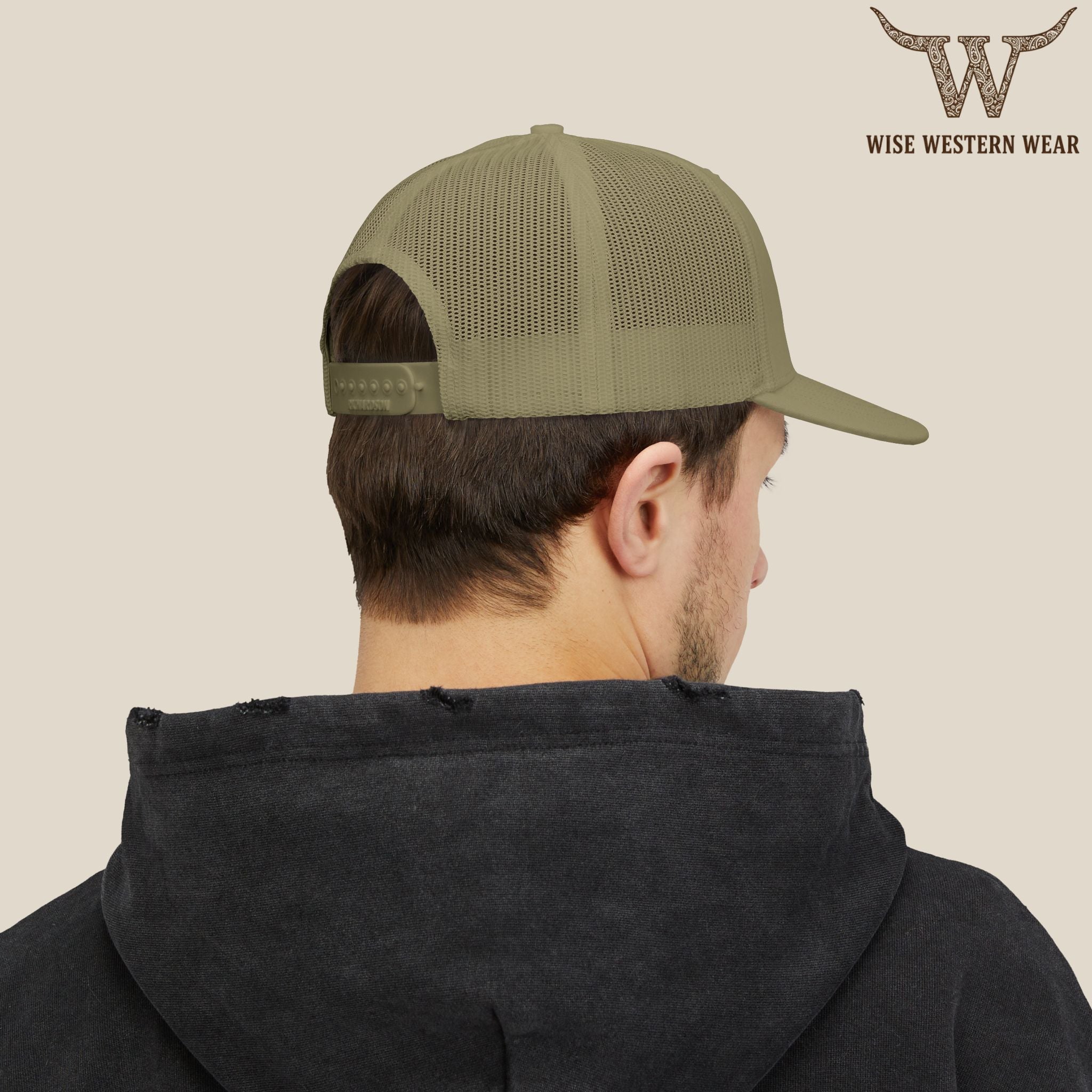 Classic Black Logo Trucker Hat