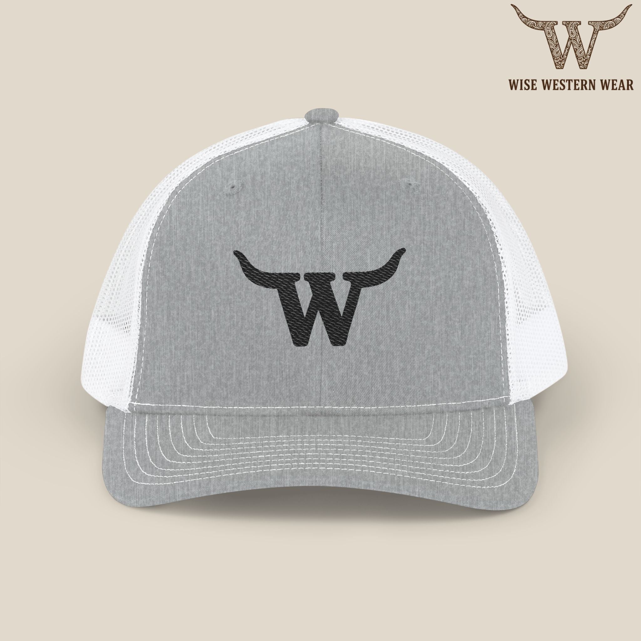 Classic Black Logo Trucker Hat