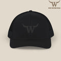 Classic Black Logo Trucker Hat